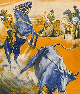 Daring Prints: Two-Gun George, Worlds Lasso Expert