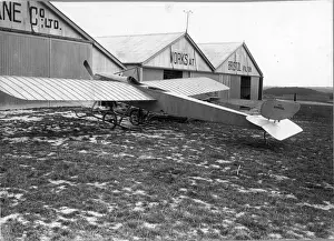 Two-seat Bristol-Prier Monoplane No.82 at Larkhill