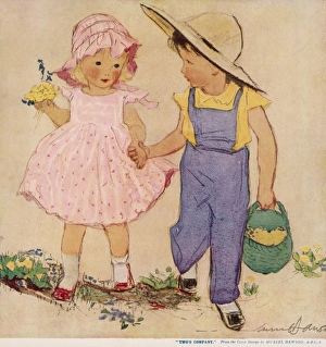 Bonnet Collection: Twos Company by Muriel Dawson