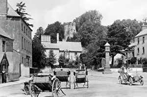 Twyn Square, Usk, early 1900s