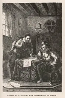 Observatory Prints: Tycho Brahe & Kepler