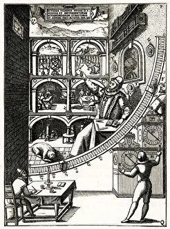 Images Dated 12th October 2018: Tycho Brahe at work 1576