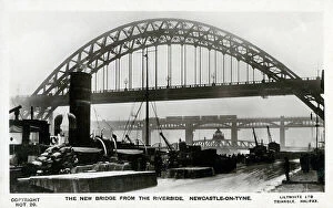 Gateshead Collection: Tyne Bridge - Viewed from the Riverside, Newcastle-upon-Tyne