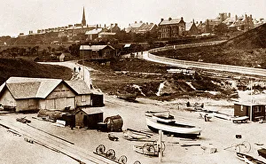 Tynemouth Prints: Tynemouth from Spanish Battery