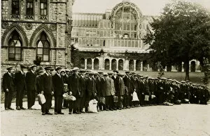 Admiralty Gallery: Tyneside naval recruits, Crystal Palace, SE London, WW1