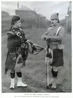 Bagpipes Gallery: Types of the Black Watch 1899