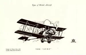 Images Dated 24th August 2017: Types of British Aircraft -- The Avro