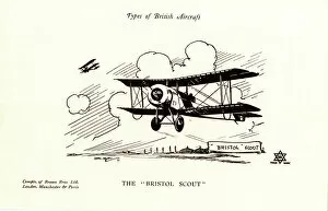 Images Dated 24th August 2017: Types of British Aircraft -- The Bristol Scout