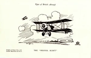 Images Dated 24th August 2017: Types of British Aircraft -- The Bristol Scout