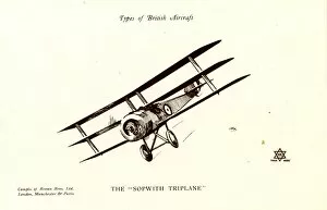 Images Dated 24th August 2017: Types of British Aircraft -- The Sopwith Triplane