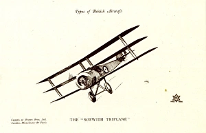 Images Dated 24th August 2017: Types of British Aircraft -- The Sopwith Triplane