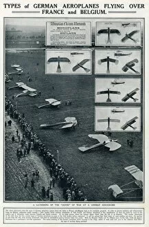 Autumn Collection: Types of German aeroplanes, World War One