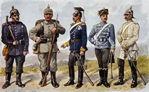 Hussar Prints: Types of the German Army