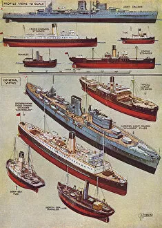 Some types of model ships
