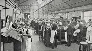 Production Collection: Typesetting by hand, Morning Post newspaper, London