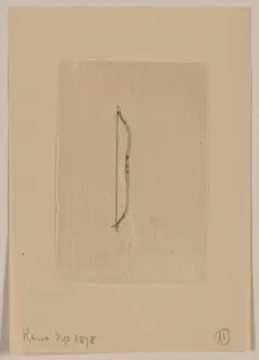 Samurai Prints: Typical bow used by a samurai
