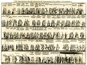 Images Dated 21st August 2017: Typical coronation procession