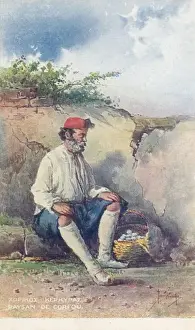 Corfu Prints: Typical Country Man of Corfu, Greece