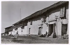 Titicaca Prints: Typical street in Copacabana, near Lake Titicaca, Bolivia