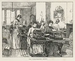 Typing Prints: TYPING POOL, 1889