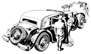 Chauffeur Prints: Tyre advertisement