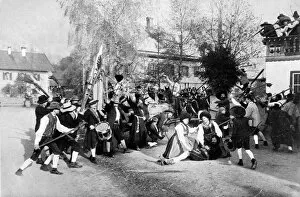 Images Dated 24th February 2005: Tyrolese Patriotic Play at Brixlegg, 1909