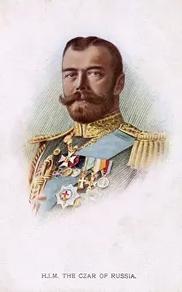 Tzar Prints: Tzar Nicholas II of Russia