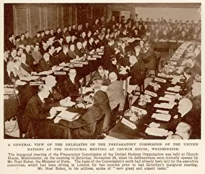 Delegates Prints: U. N Conference, London