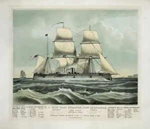Clad Prints: U. S. Iron clad steamer, New Ironsides
