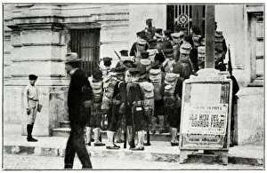Affair Prints: U. S. Marines from naval ship Florida Occupy Post Office
