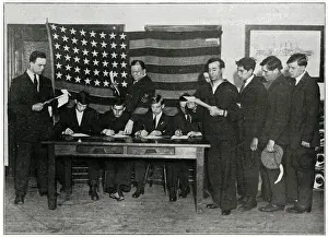 Pinned Prints: U. S. Navy Recruitment Office, New York