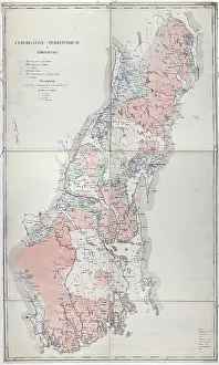 Balthasar Prints: Uebergangs-Territorium von Christiania (Keilhau 1850)