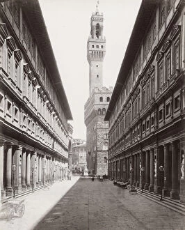 Images Dated 12th May 2021: Uffizi Gallery, Florence, Firenze, Italy, c.1890