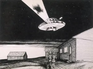 Johnson Prints: Ufo Car Abduction