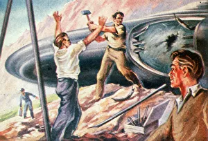 Mysterious Gallery: UFO crashes at Aztec, New Mexico