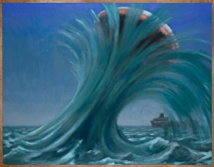 UFOs Gallery: Ufo Rising from Sea