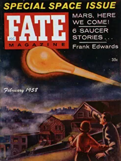 Speeding Gallery: Ufos / Fate Cover 1958