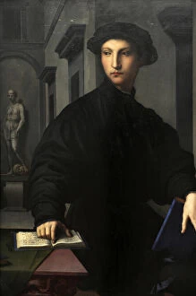 Florentine Gallery: Ugolino Martelli (1519-1592). 1536-1537. Portrait by Il Bron