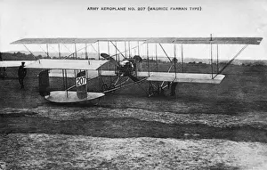 Defence Prints: Uk Army Aeroplane No. 207 a Maurice Farman Type Royal Ai?
