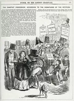 Wellington Collection: Uk / Chartism / Punch, 1848