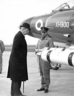 Missile Gallery: The UK Prime Minister, the Rt Hon Harold Macmillan, insp?