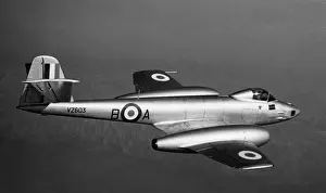 Airforce Prints: Uk Royal Airforce 2 Squadron Gloster Meteor Fr-9 Aircraft