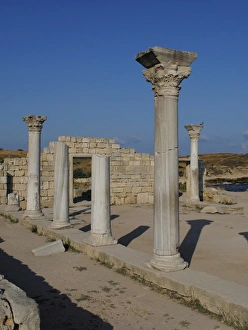 Images Dated 3rd August 2011: Ukraine. Chersonesus Taurica ruins
