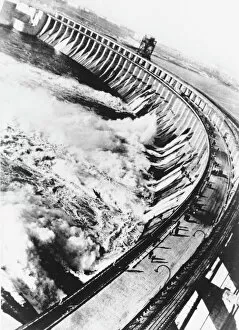 1932 Collection: Ukraine Dnieper Dam