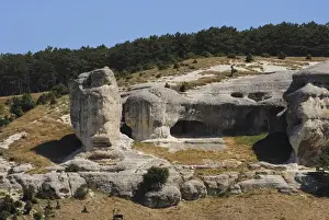Ukraine. Eroded landscape