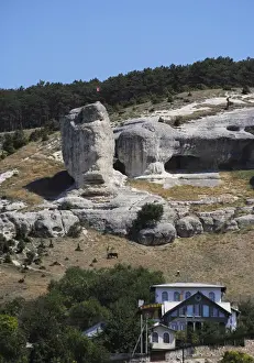 Ukraine. Eroded landscape