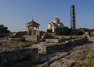 Images Dated 3rd August 2011: Ukraine. Saint Vladimir Cathedral and Chersonesus Taurica ru