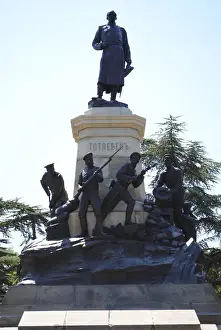 Ukraine. Sevastopol. Monument to Russian General Eduard Ivan