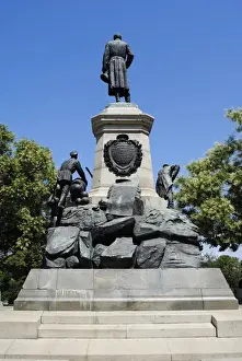Defend Prints: Ukraine. Sevastopol. Monument to Russian General Eduard Ivan
