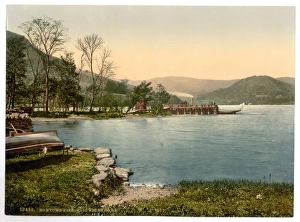 Ullswater Collection: Ullswater, Howtown Pier, Lake District, England